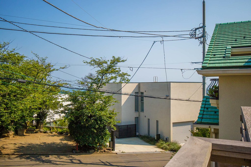 鎌倉山の住宅から海を望む 鎌倉中古戸建 アールスタジオ