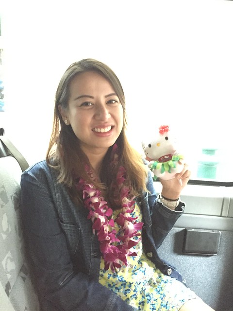 Lei and Hello Kitty doll
