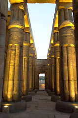 Luxor Temple as the Sun Sets