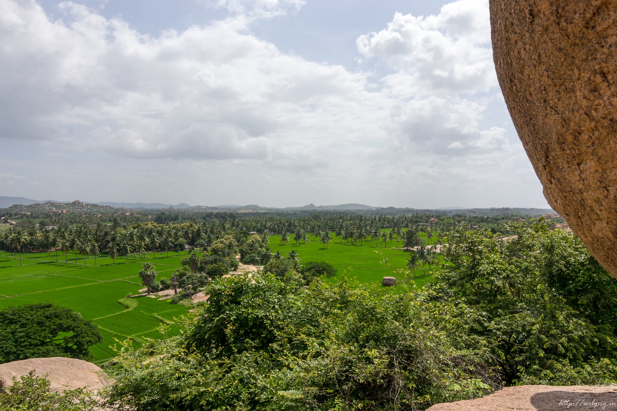 hampi beautiful view from above