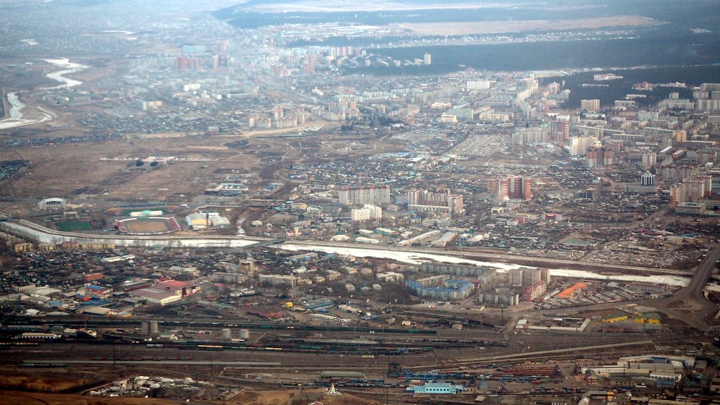 Chita city aerial view