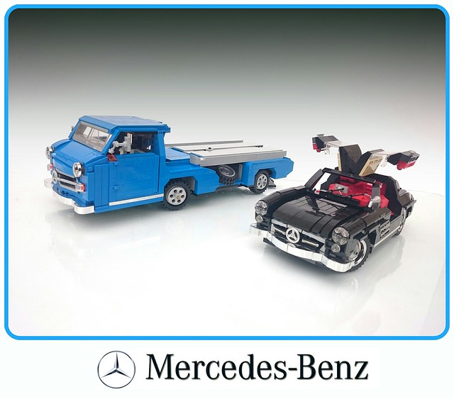 Mercedes-Benz Rennwagen Schnelltransprter