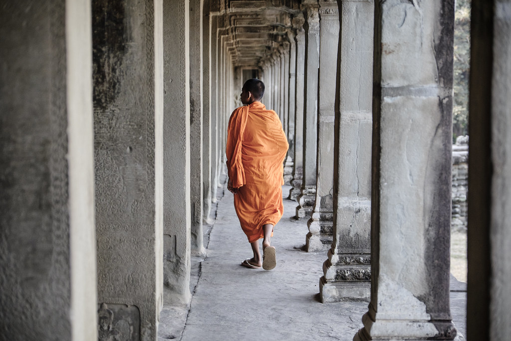 Monk, Angkor Wat