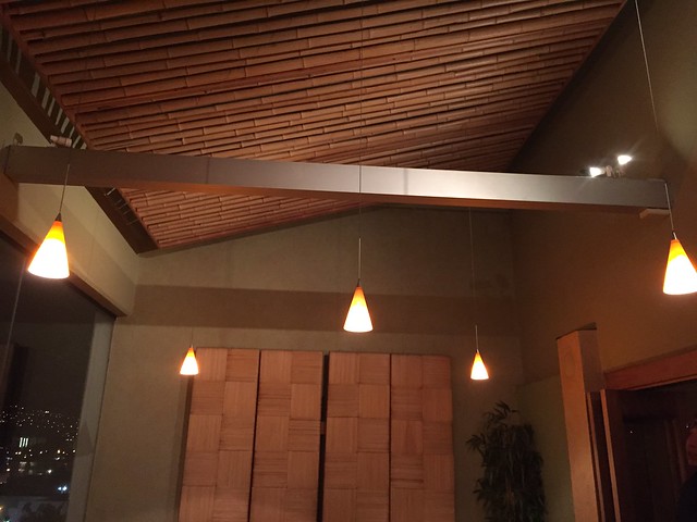 Allan Wong restaurant ceiling lights