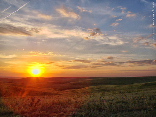 kansas wabaunseecounty usa flinthills skylineroad sunset landscape evening summer 2016 july july2016 prairie tallgrassprairie grassland