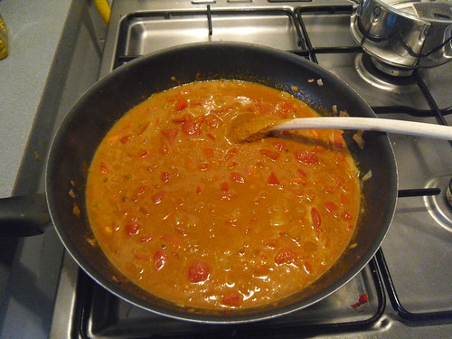 After adding spices