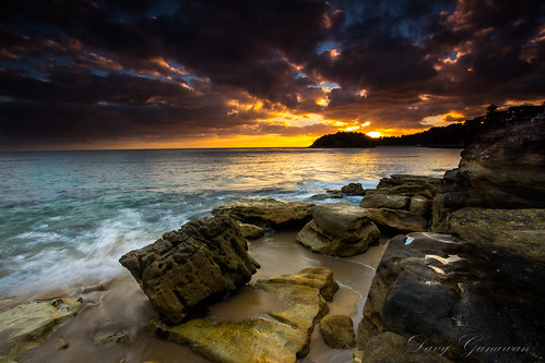 ocean morning sun beach sunrise sand surf cloudy manly sydney rocky wave australia nsw shellybeach firstlight flickrdiamond