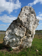 Le menhir dit 'la Pierre Blanche' à Oudon près d'Ancenis - Loire-Atlantique - Avril 2015 - 05
