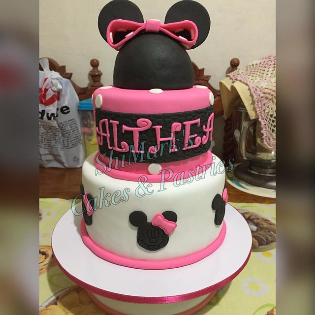 Minnie Mouse Themde Cake by Juliet Tortosa Dela Cruz of ShiMark's Cakes and Pastries