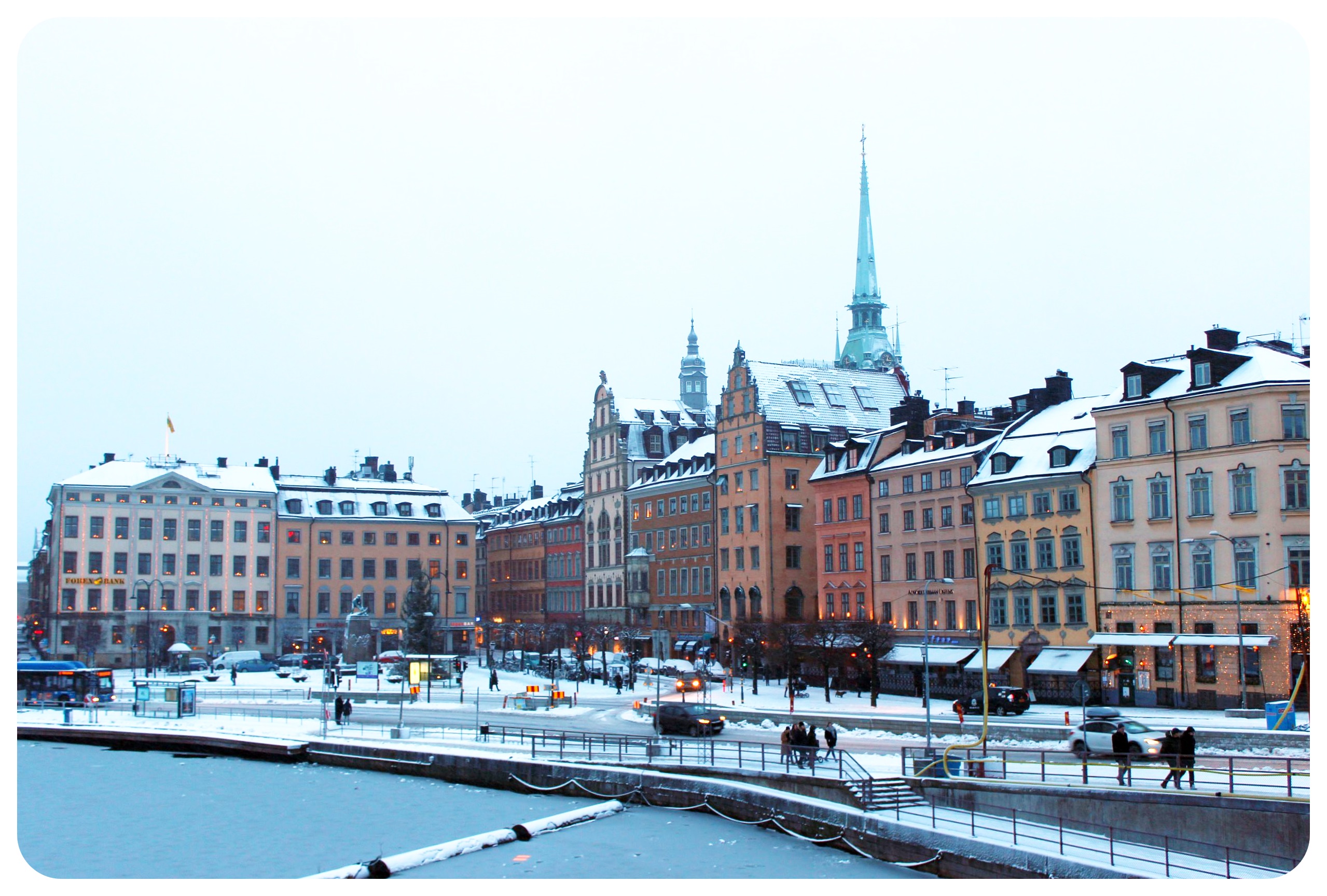 stockholm in the snow