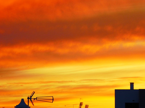 sunset sky orange cloud portugal clouds april algarve olhao olhão pib 2015 cyclingshepherd cloudsstormssunsetssunrises dmctz60