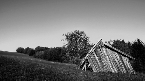 old bw landscape austria österreich alt hütte schuppen panasonic hut sw landschaft niederösterreich hdr scheune loweraustria mostviertel fz150