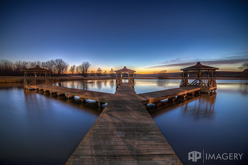 longexposure sunset lake reflection water pond kentucky gazebo owensboro lte hinescenter