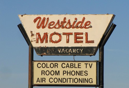 neon kansas smalltown us50 motels metalsigns highplains vintagesigns bucklin vintagemotels