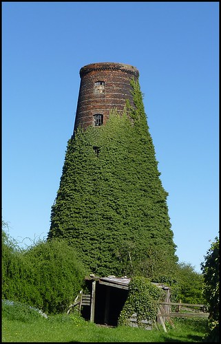 uk england tower mill windmill ruins village eu ivy lincolnshire abc derelict towermill metheringham
