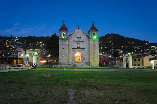night landscape mexico san pueblo paisaje oaxaca mateo templo mágico mendez capulalpam