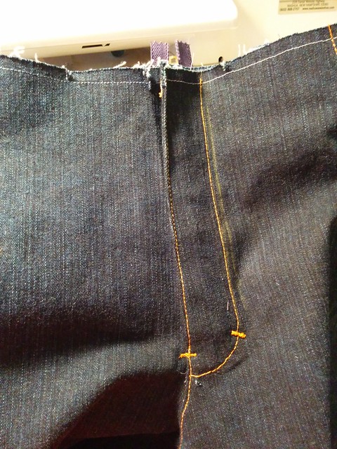 Making jeans...the fly front.