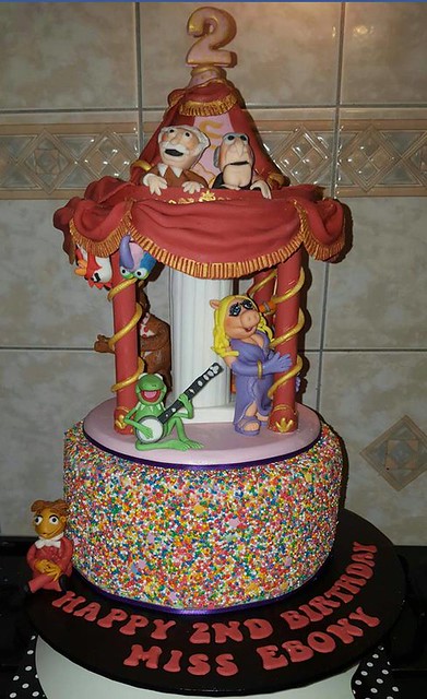 The Muppets Carousel Cake by Samantha Friend of Coran Cake Decorating