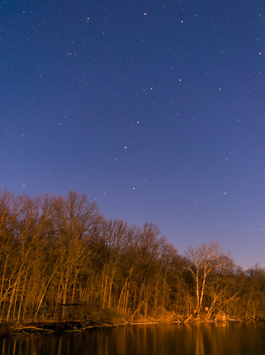 longexposure trees reflection tree reflections stars nikon unitedstates michigan nightsky bluehour bigdipper stjosephriver mottville nikond5300