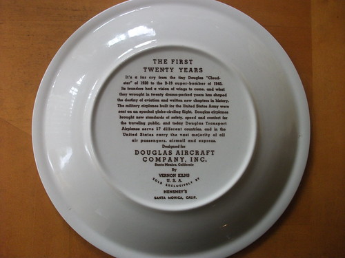 Douglas Aircraft Company Commemorative Plate