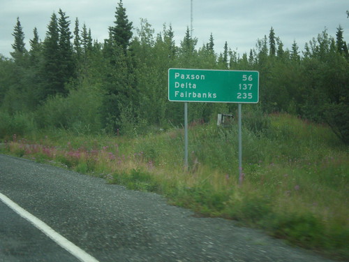 biggreensign distancemarker sign alaska ak4 richardsonhighway valdezcordova