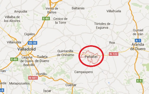 ¿Cómo llegar a Peñafiel en Palencia en Autobús?