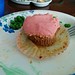 April Fool 's cupcake of meatloaf and potatoes