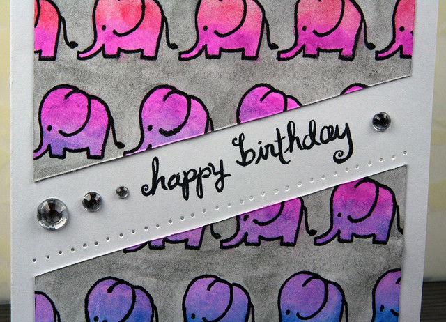 Rainbow Watercolor Elephant Birthday Card | shirley shirley bo birley Blog