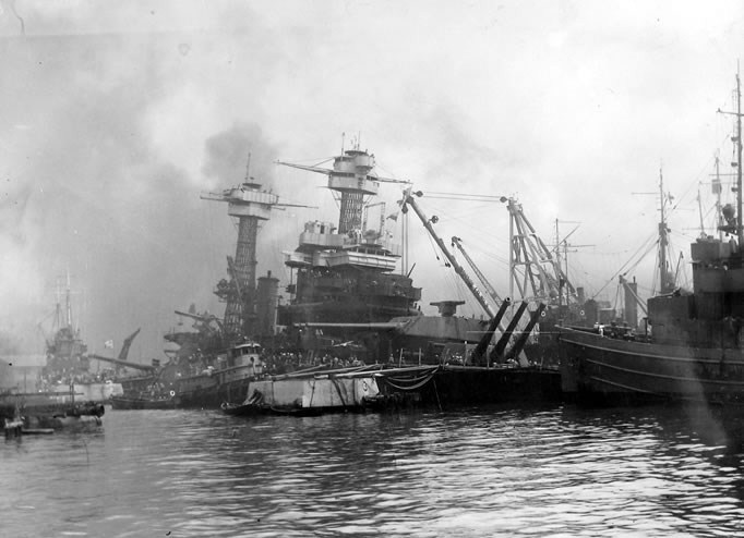USS California Battleship Pearl Harbor BB-44