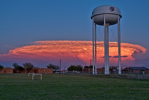 sunset sky detail clouds landscapes texas availablelight tx watertower clarity olympus handheld hdr omd topaz adjust supercell em10 denoise littlefieldtx