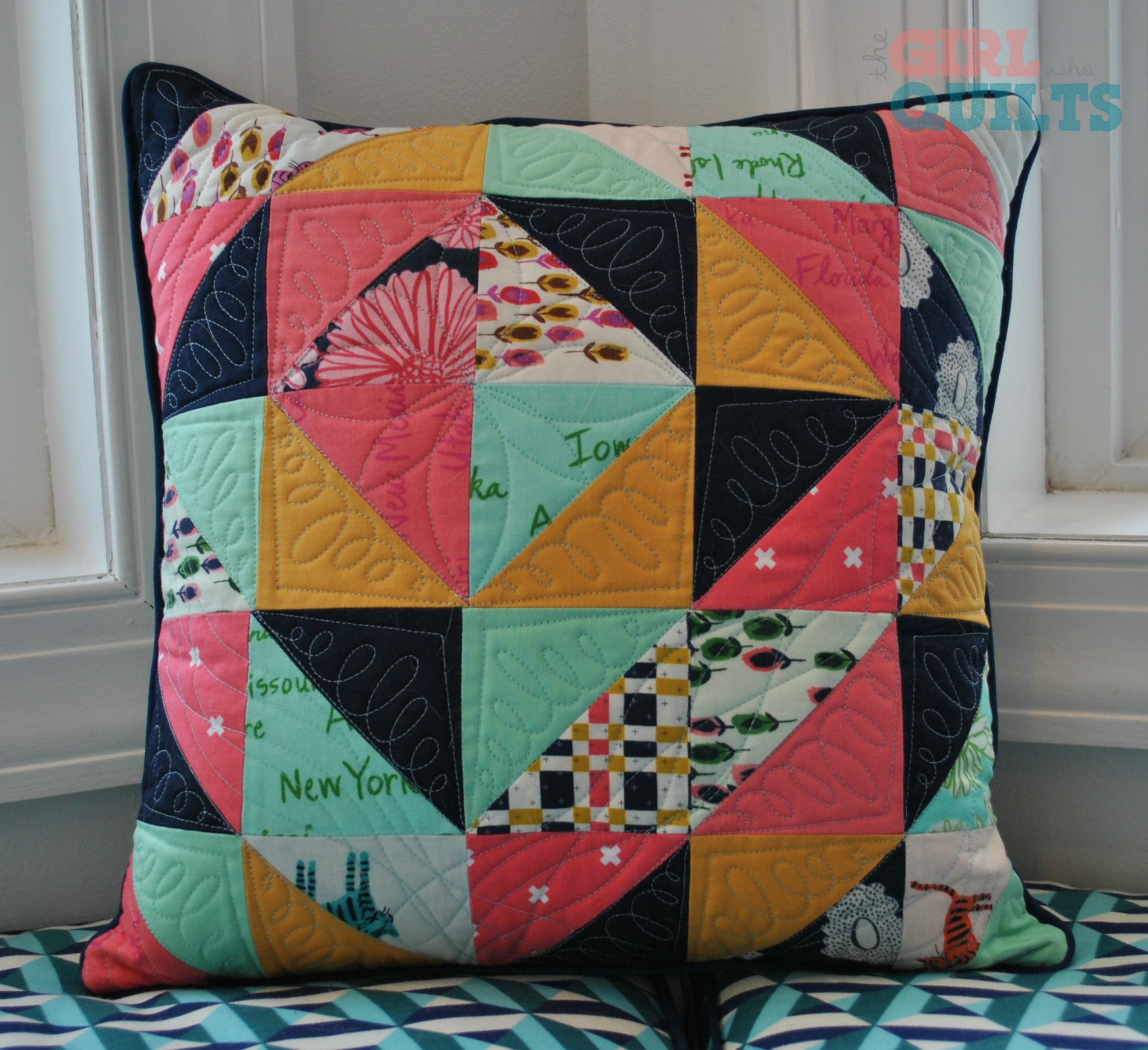 Roundabout Quilt and pillows