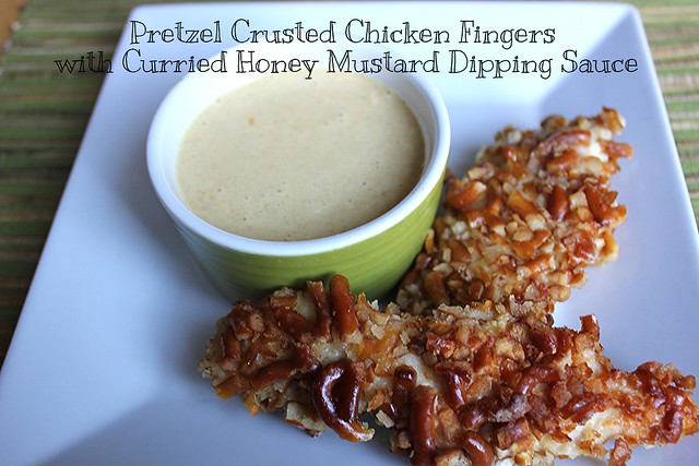 Pretzel Crusted Chicken Fingers
