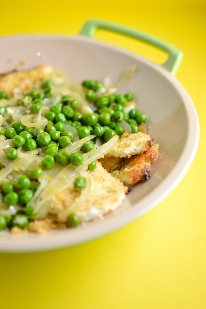 Baked Ricotta with Peas | Things I Made Today