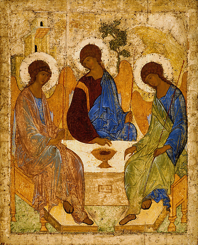 Icon "Trinity" by Andrei Rublev