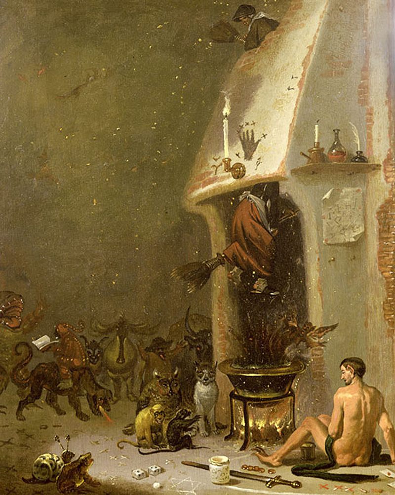 Cornelis Saftleven- A Witchs Tavern, 1650