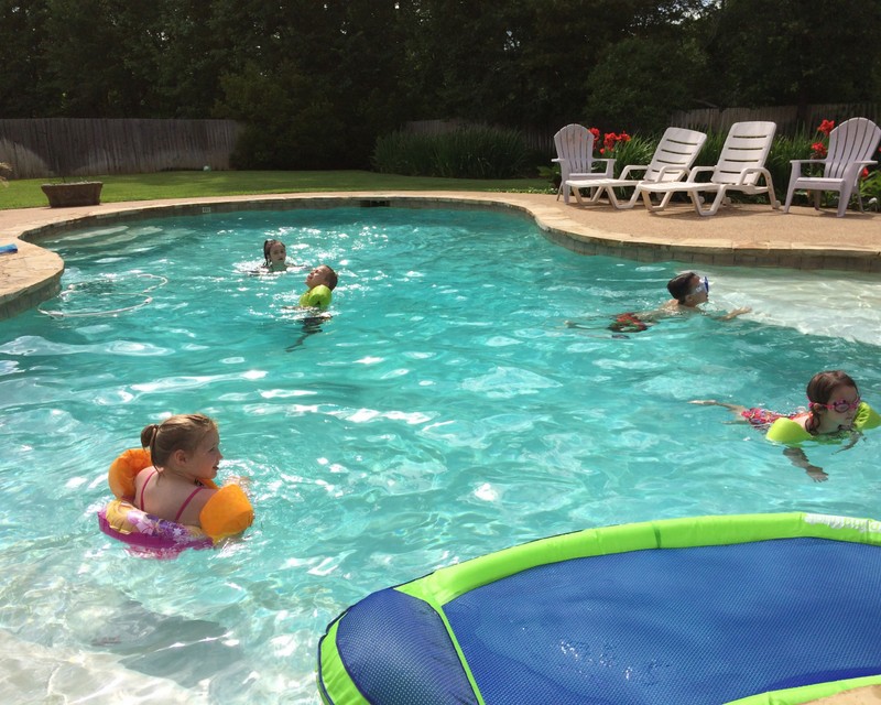 water balloons, nerf fight and pool14
