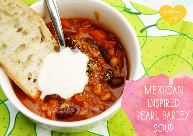 Mexican Inspired Barley Soup