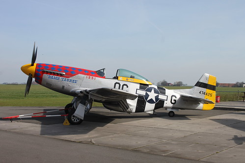 North American P-51 Mustang PH-PSI Oostwold 12/04/15