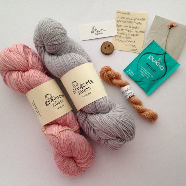 Yay!!! Good mail today ☺ I received a lovely package from @gregoriafibers. Thank you Anna, your yarn is gorgeous. Everything is so special ❤ #yarnporn #naturalyarns #naturalcolors #gregoriafibers #naturallydyed #igknitters #igyarnstashers