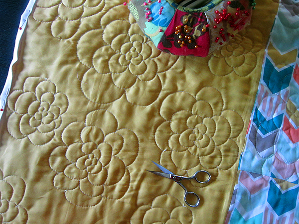 Woodland baby quilt