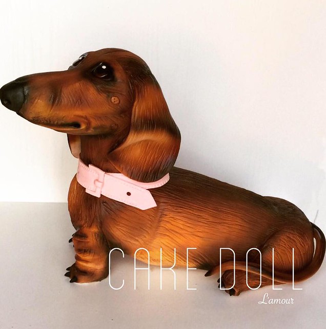 Dog Cake by Leah Jay of Cake Doll L'amour