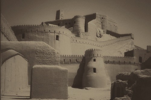 iran unesco castello bam sabbia rovine seppia patrimoniodellumanità cittadelladibam