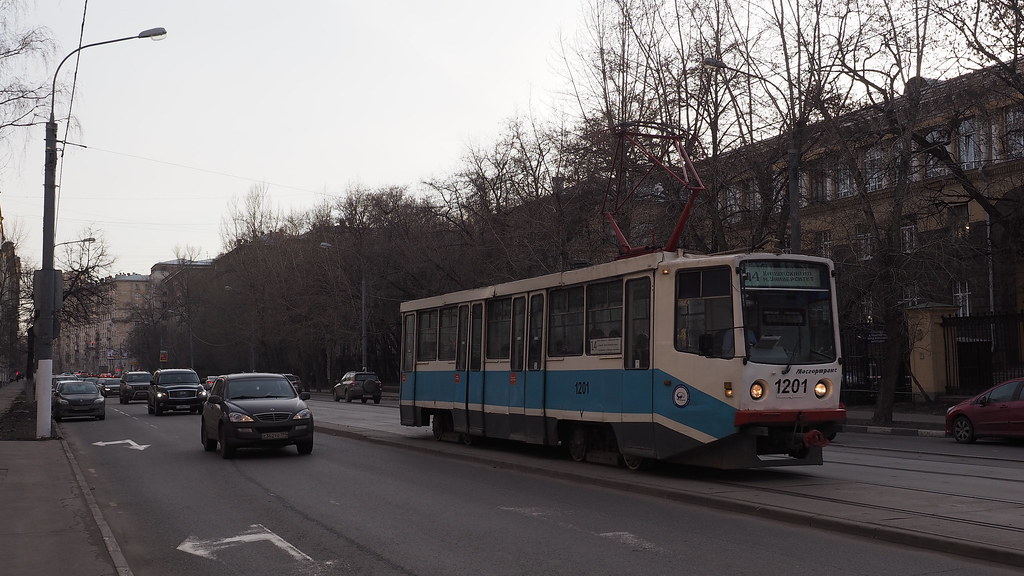 Moscow tram 71-608KM 1201