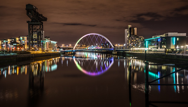 Clyde arch, Glasgow, Scotland