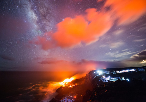 lava kalapana bigisland hawaii ocean 61g