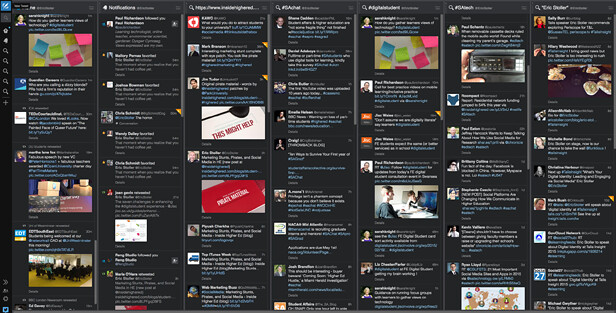 Using TweetDeck to listen and learn