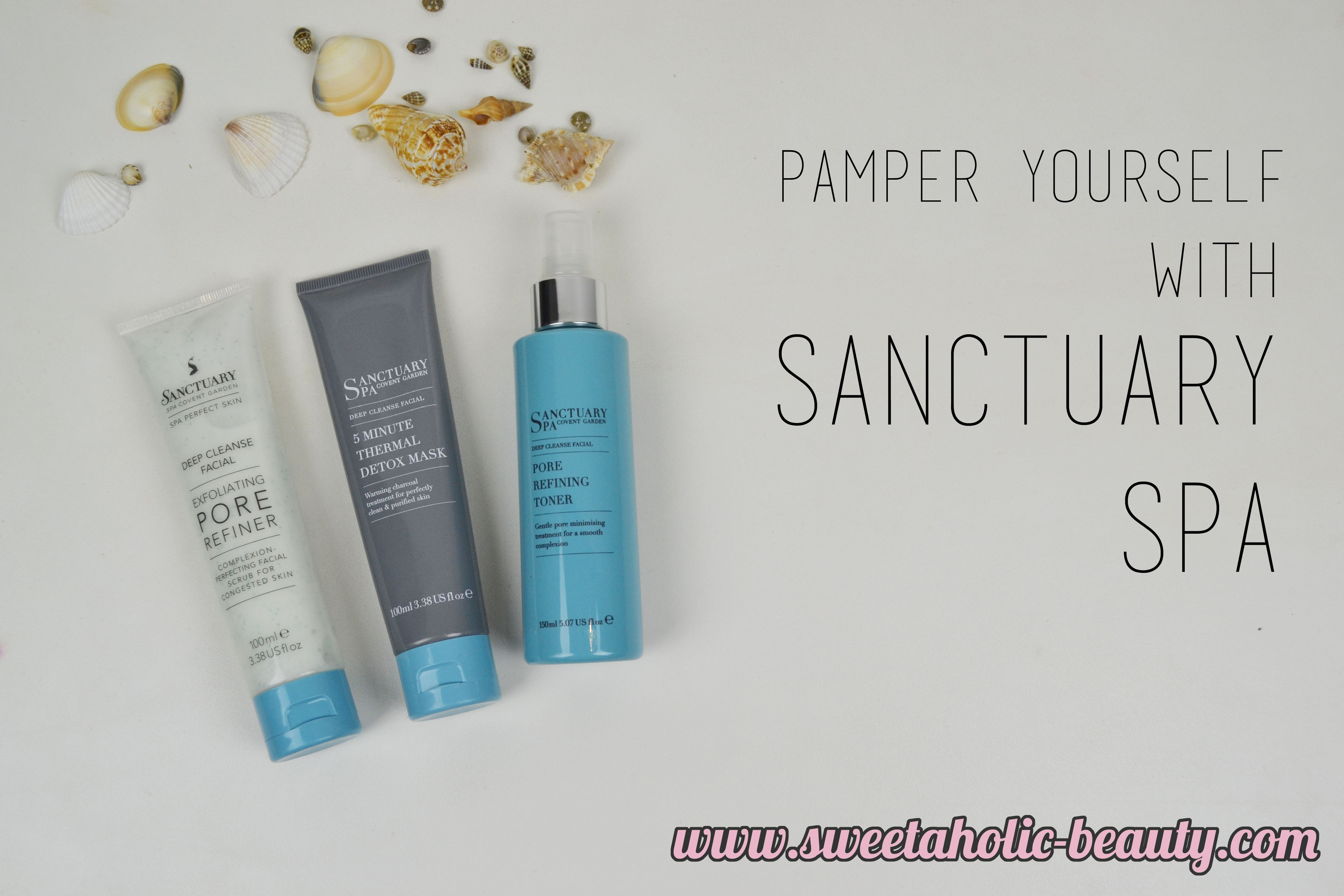 Sanctuary Spa, Clay Mask, Toner, Pore Refiner, Skincare