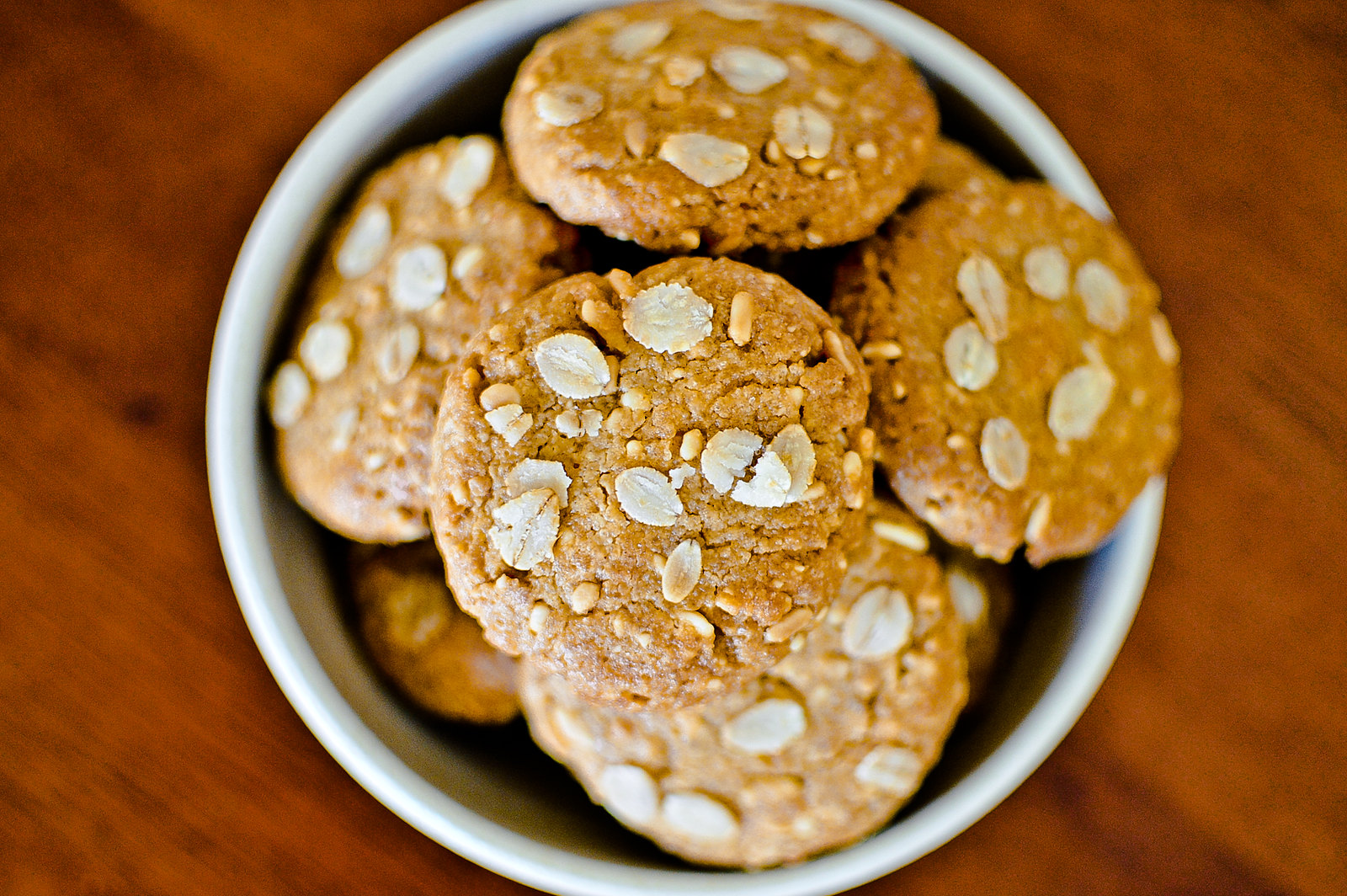 Flourless Peanut Butter Flaxseed Cookies