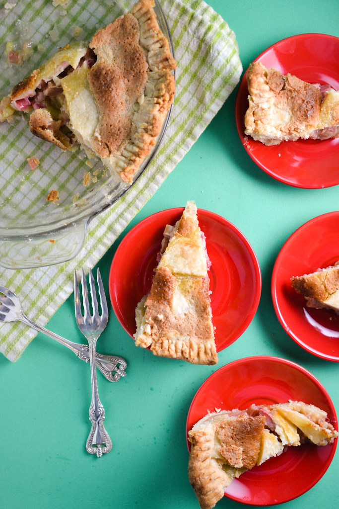 Rhubarb Custard Pie from The Junior League of Madison Cookbook | Things I Made Today