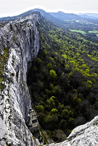 cliff rock forest paca saintebaume